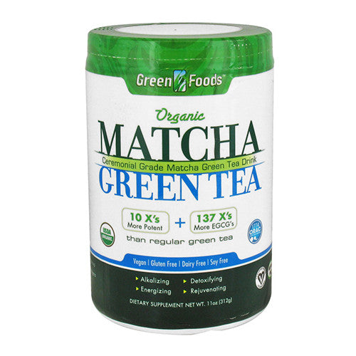 Green Foods Organic Matcha Green Tea Drink, Vegan - 11 oz